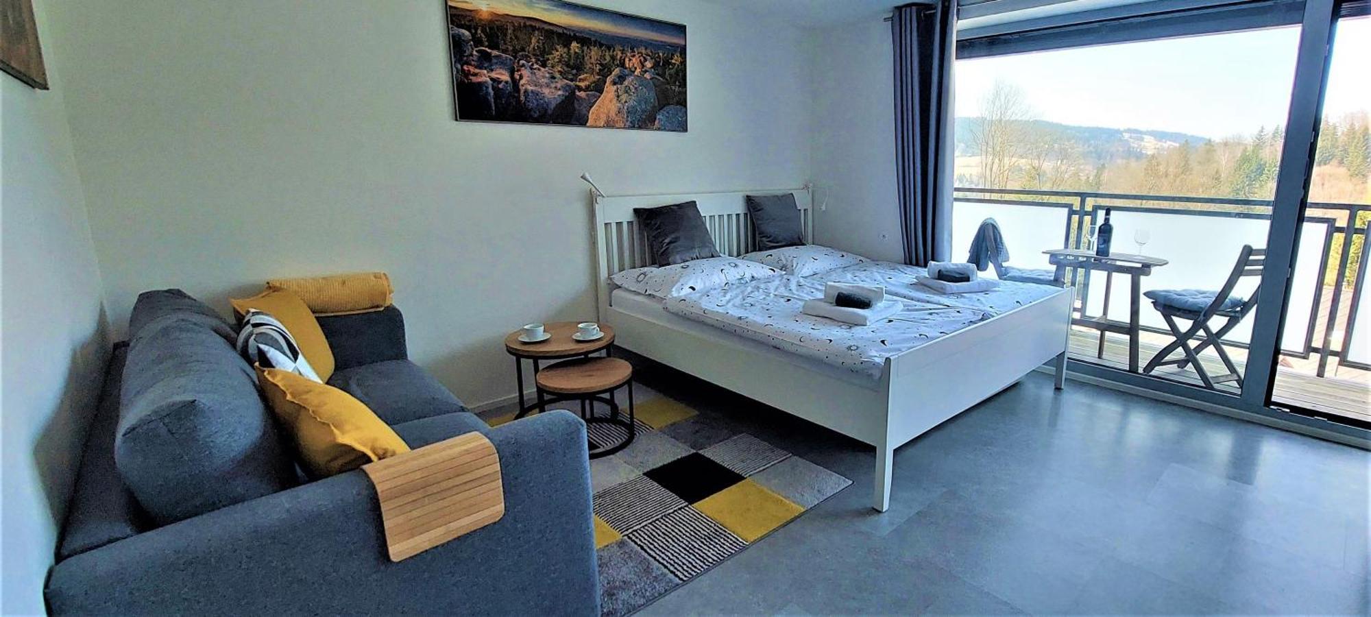 Apartman Na Kraji Lesa Janov nad Nisou Exteriér fotografie